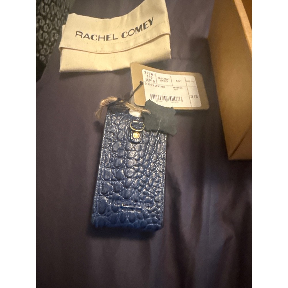 Rachel Comey Leather lanyard necklace with empty hand sanitizer spray container - Picture 3 of 6